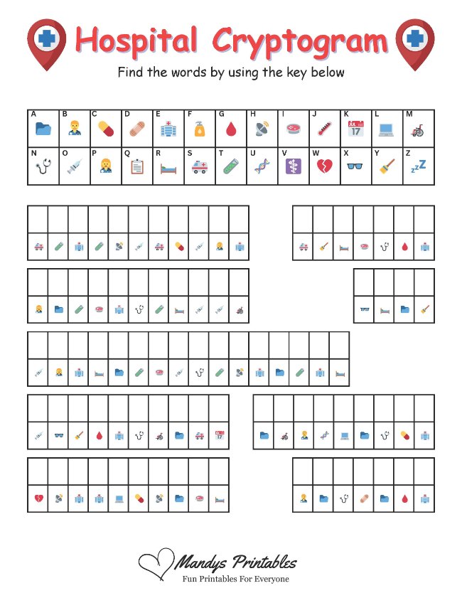 Cryptograms Puzzles printable