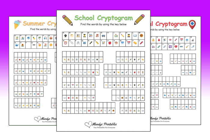 Free Printable Cryptograms Puzzles