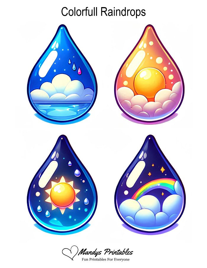 raindrop clipart