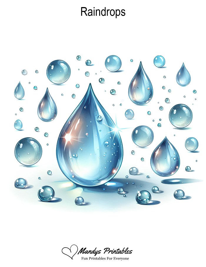 raindrop clipart