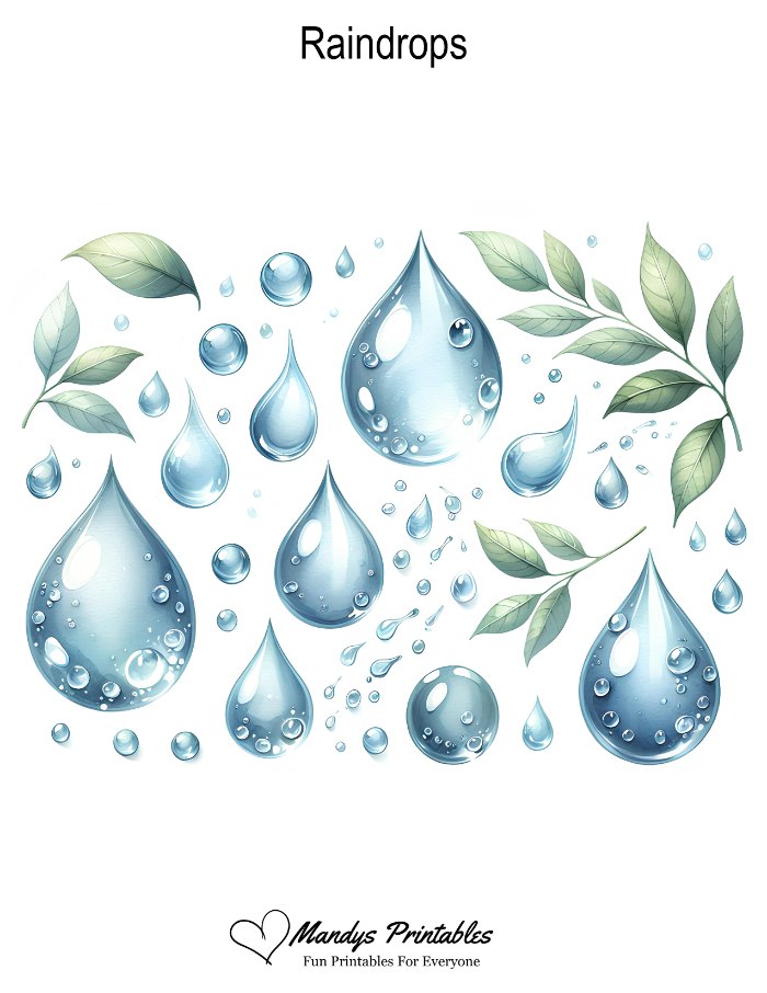 raindrop clipart