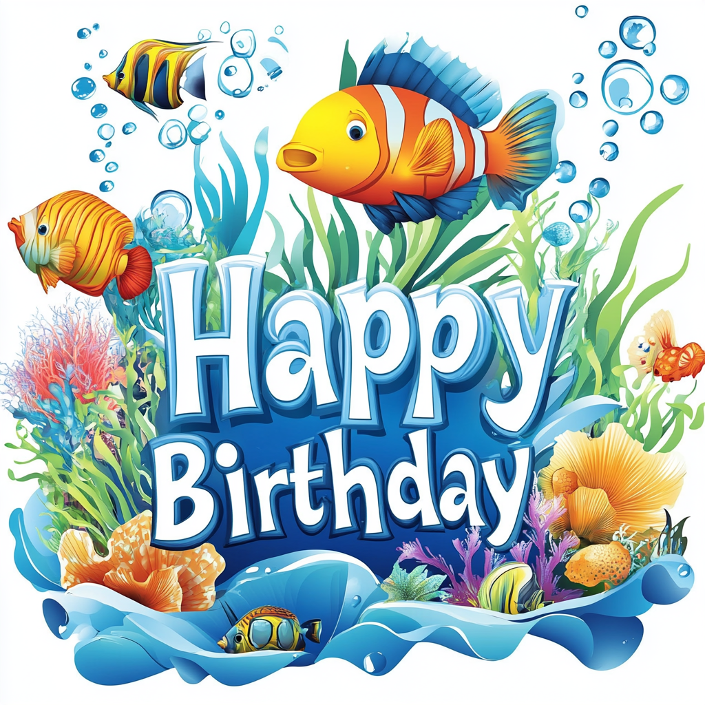 print happy birthday sign