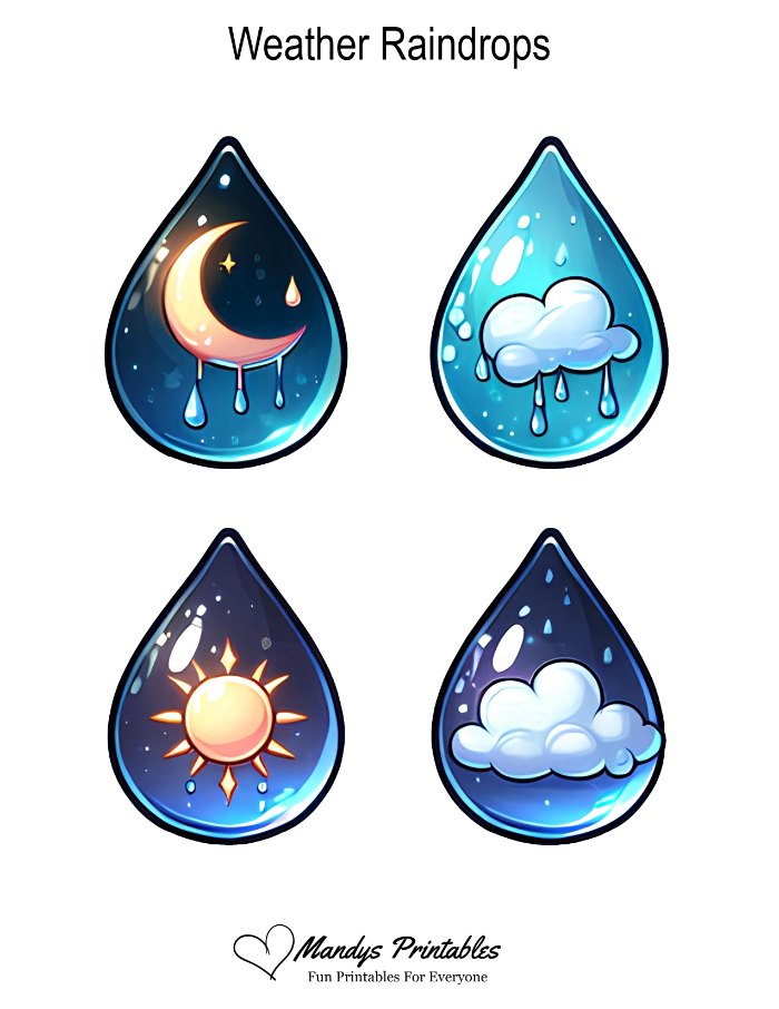 raindrop clipart