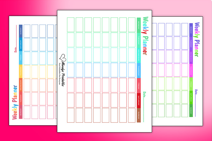 printable weekly planner