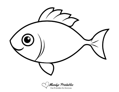 basic fish outline