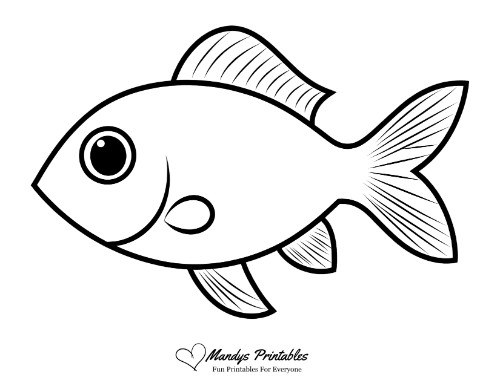 basic fish outline