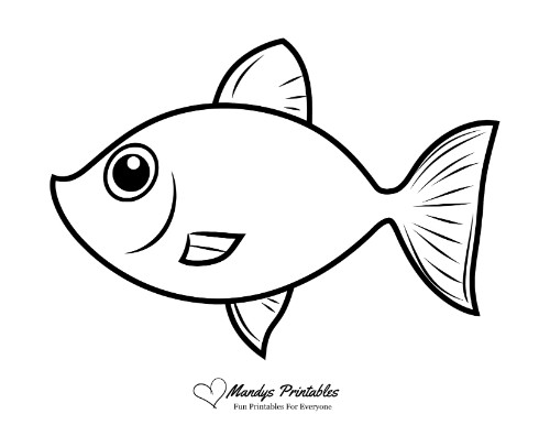 basic fish outline