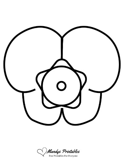 small flower template printable