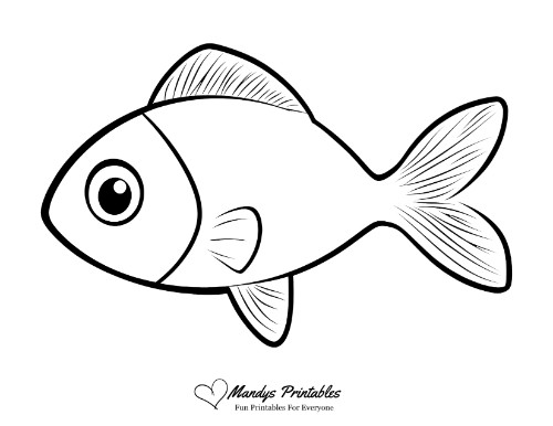 basic fish outline