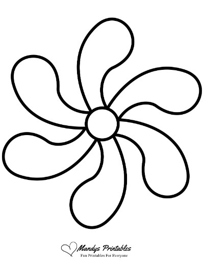 printable flowers to cut out