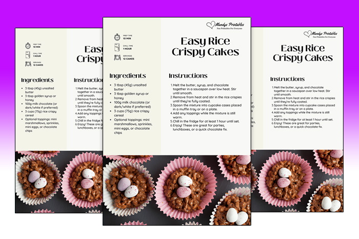 Easy Rice Crispy Cakes Recipe