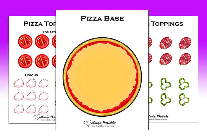 printable pizza toppings
