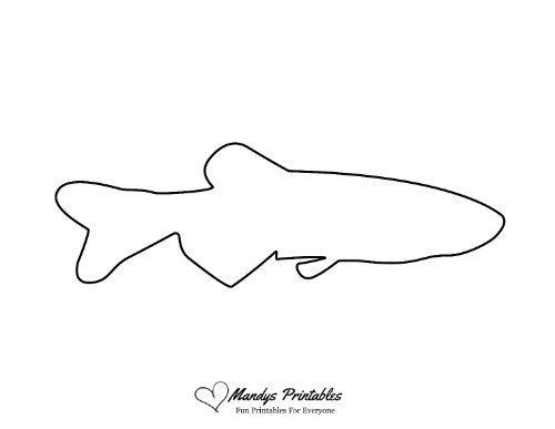 simple fish outline