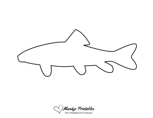 Fish Outline Templates