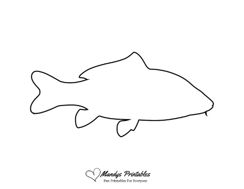 Fish Outline Templates