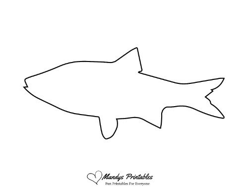 Fish Outline Templates