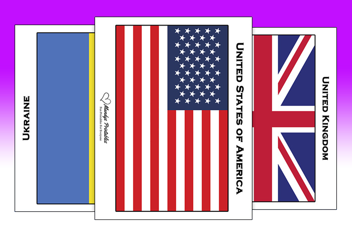 Printable Flags Of The World