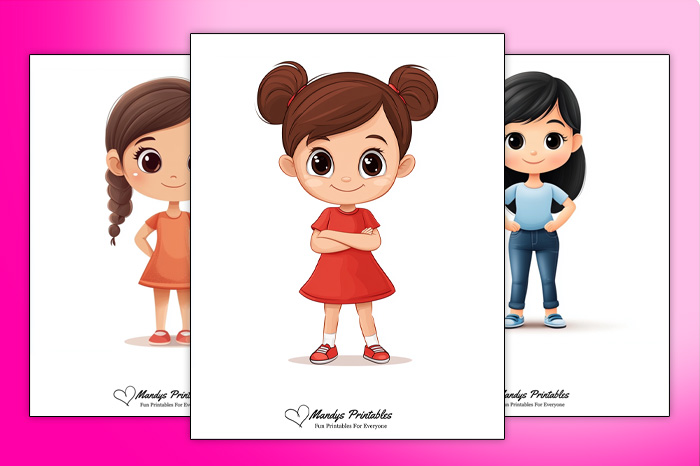 free girl clipart images