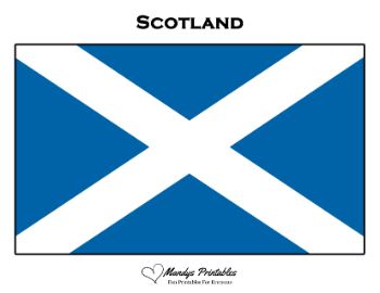 Printable scotland Flag