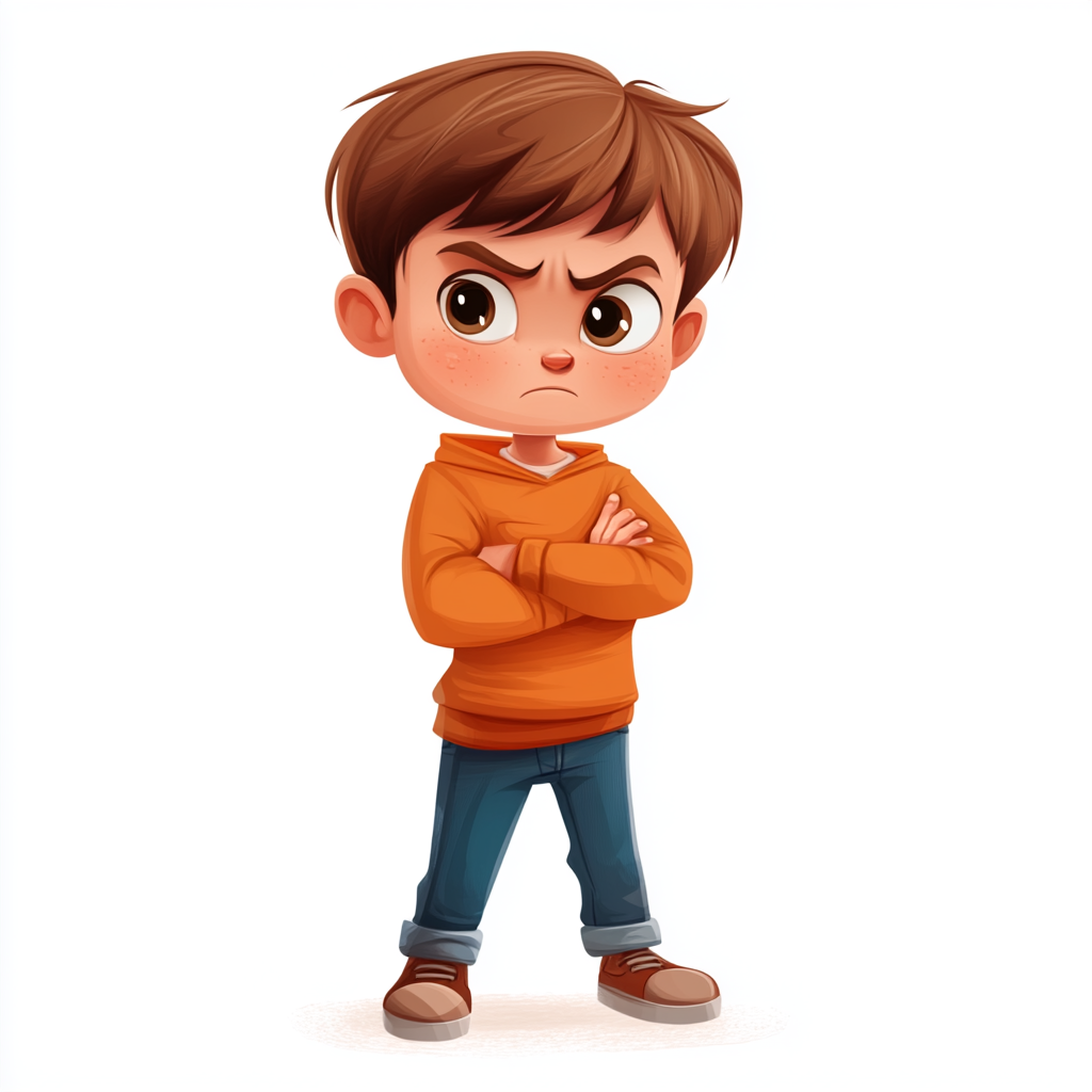 ANGRY BOY CLIPART