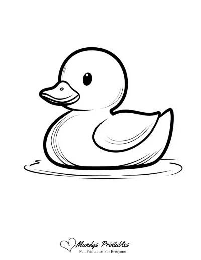 rubber duck drawing