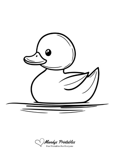 rubber duck drawing