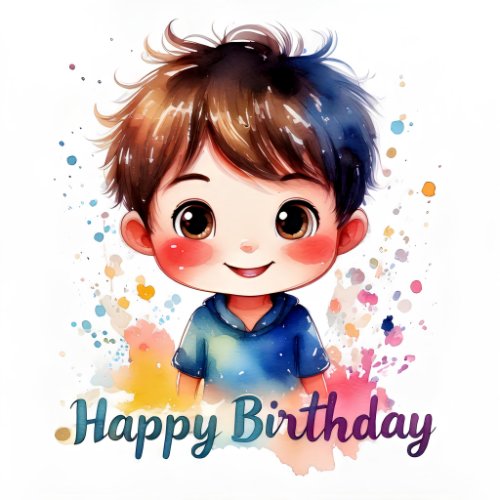 boys printable birthday card