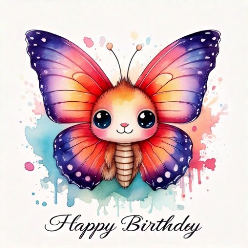 butterfly birthday card