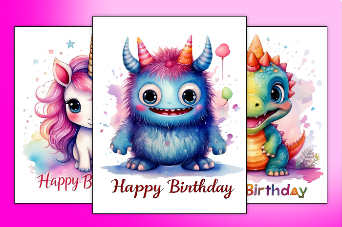 printable birthday cards for kids