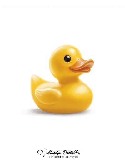 yellow rubber duck clipart