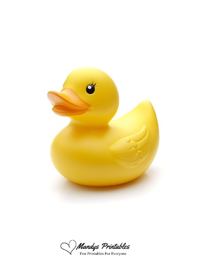 yellow rubber duck clipart