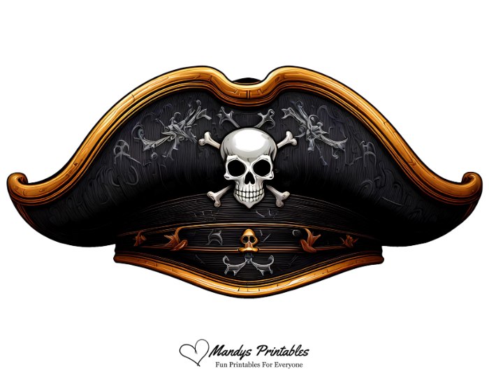 pirate hat printable