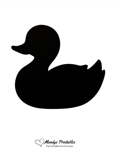 rubber duck silhouette