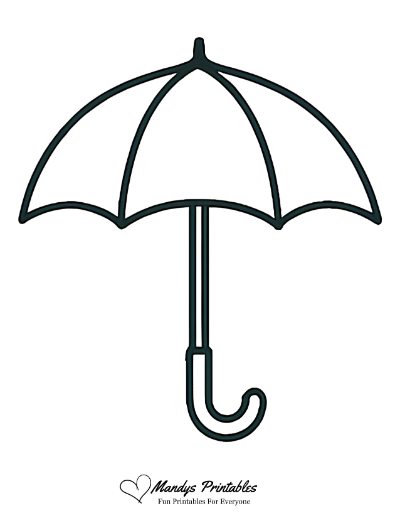 umbrella pattern printable