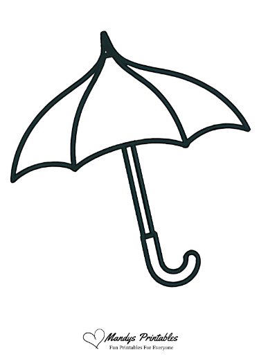 printable umbrella stencils