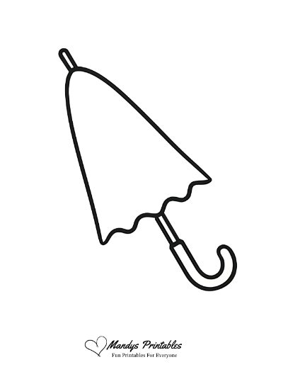 printable umbrella templates