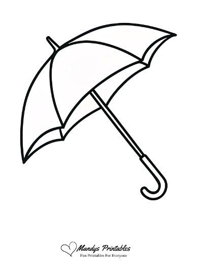 printable umbrella stencils